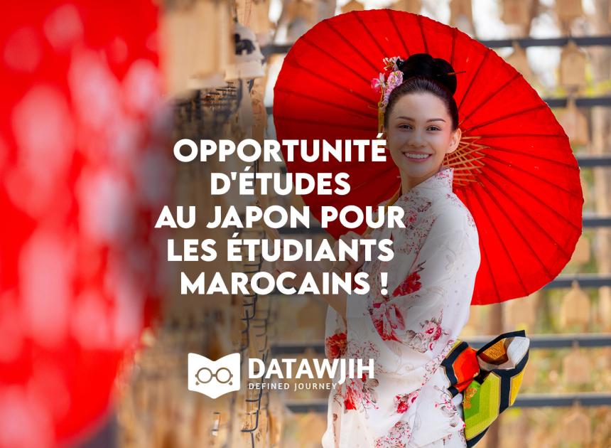 Opportunité de bourse d'études au Japon pour les étudiants marocains !